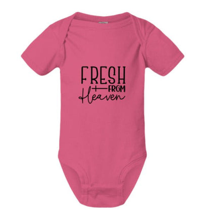 Fresh From Heaven Christian Baby Jumpsuit - ClaimedbyGodDesigns
