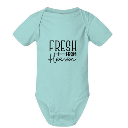 Fresh From Heaven Christian Baby Jumpsuit - ClaimedbyGodDesigns