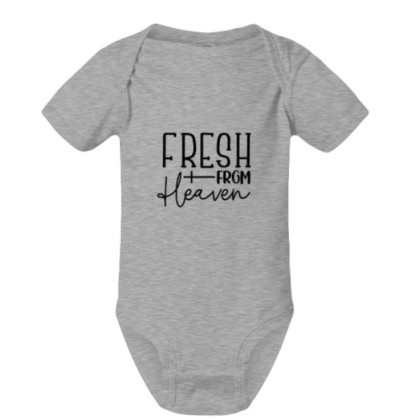 Fresh From Heaven Christian Baby Jumpsuit - ClaimedbyGodDesigns