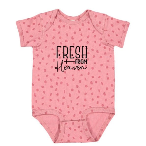 Fresh From Heaven Christian Baby Jumpsuit - ClaimedbyGodDesigns