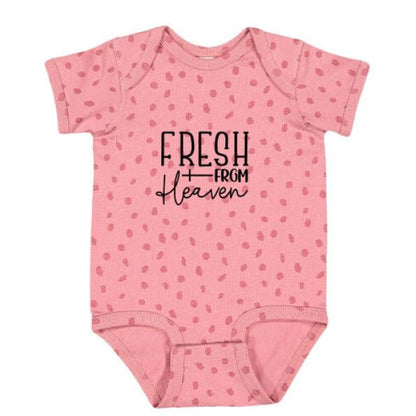 Fresh From Heaven Christian Baby Jumpsuit - ClaimedbyGodDesigns