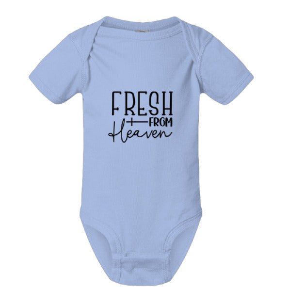Fresh From Heaven Christian Baby Jumpsuit - ClaimedbyGodDesigns