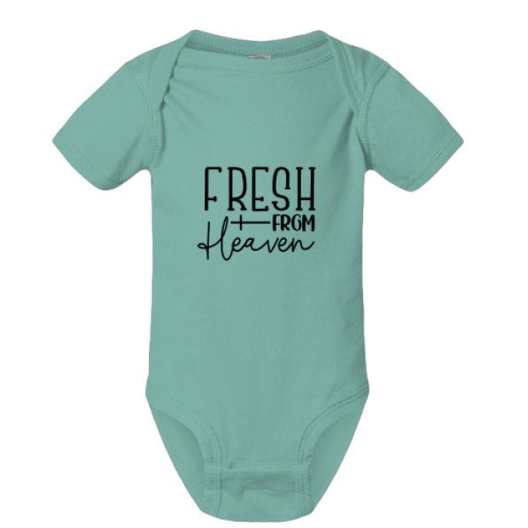 Fresh From Heaven Christian Baby Jumpsuit - ClaimedbyGodDesigns
