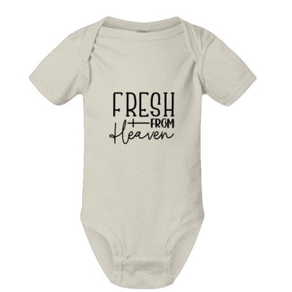 Fresh From Heaven Christian Baby Jumpsuit - ClaimedbyGodDesigns