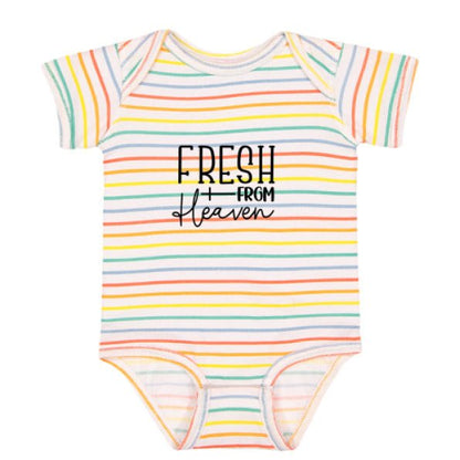 Fresh From Heaven Christian Baby Jumpsuit - ClaimedbyGodDesigns