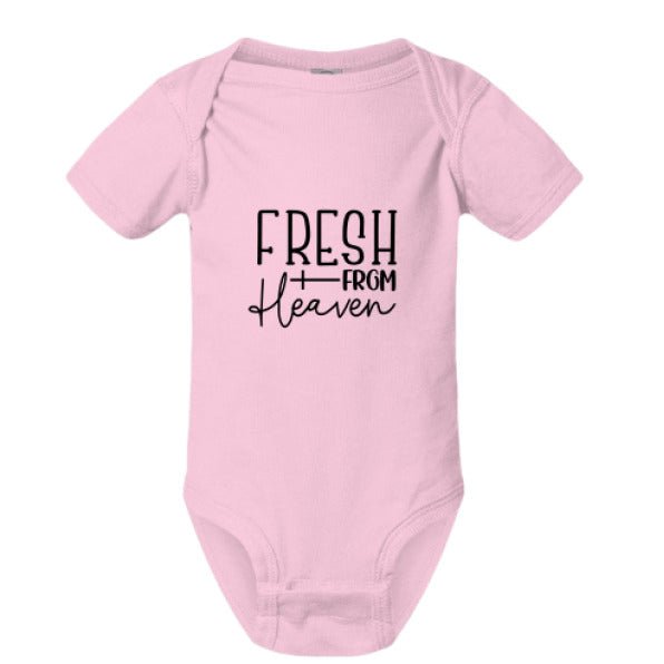 Fresh From Heaven Christian Baby Jumpsuit - ClaimedbyGodDesigns