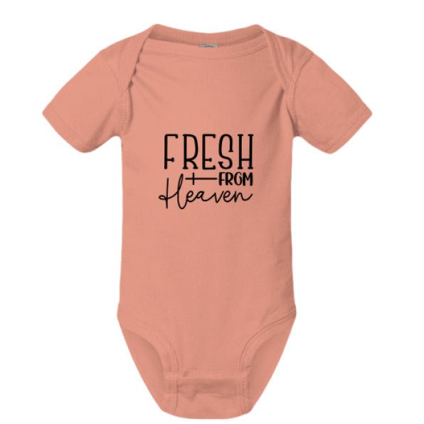 Fresh From Heaven Christian Baby Jumpsuit - ClaimedbyGodDesigns