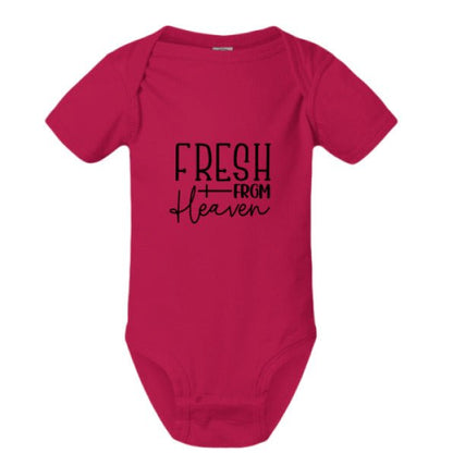 Fresh From Heaven Christian Baby Jumpsuit - ClaimedbyGodDesigns