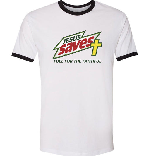 Fuel For The Faithful Funny Christian T-shirt - ClaimedbyGodDesigns
