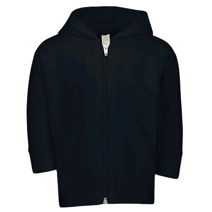 Fully Rely On Him Christian Toddler Zip Fleece Hooded Sweatshirt - ClaimedbyGodDesigns