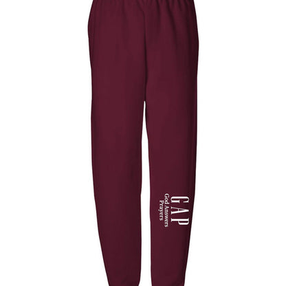 GAP He Answers Prayers Youth Christian Sweatpants - ClaimedbyGodDesigns
