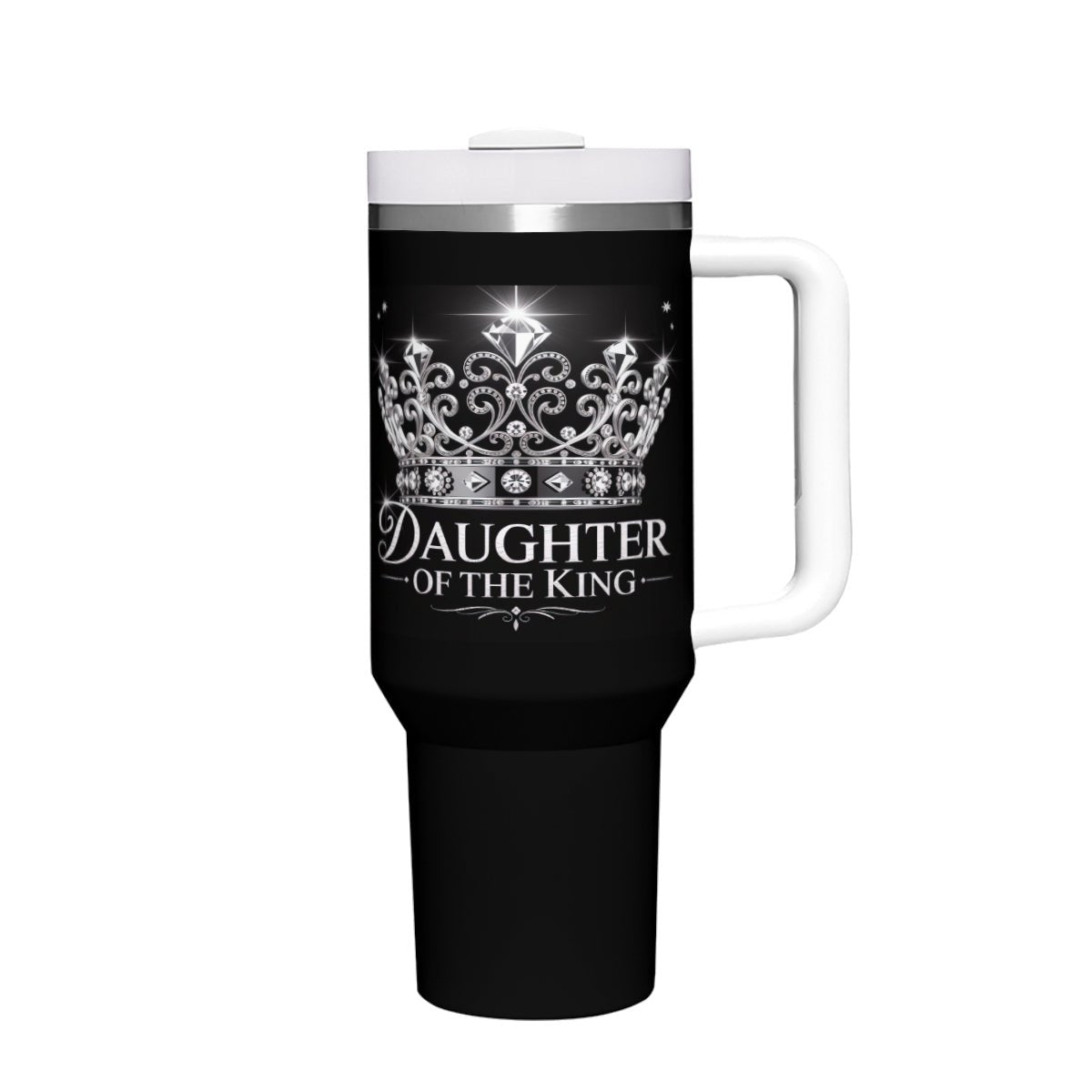Daughter Of The King Royal Christian Stainless Steel Tumbler 40oz - ClaimedbyGodDesigns
