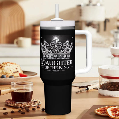 Daughter Of The King Royal Christian Stainless Steel Tumbler 40oz - ClaimedbyGodDesigns