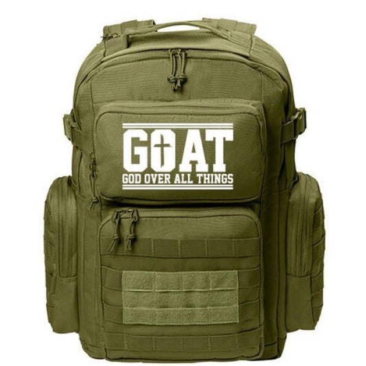GOAT Christian Backpack - ClaimedbyGodDesigns