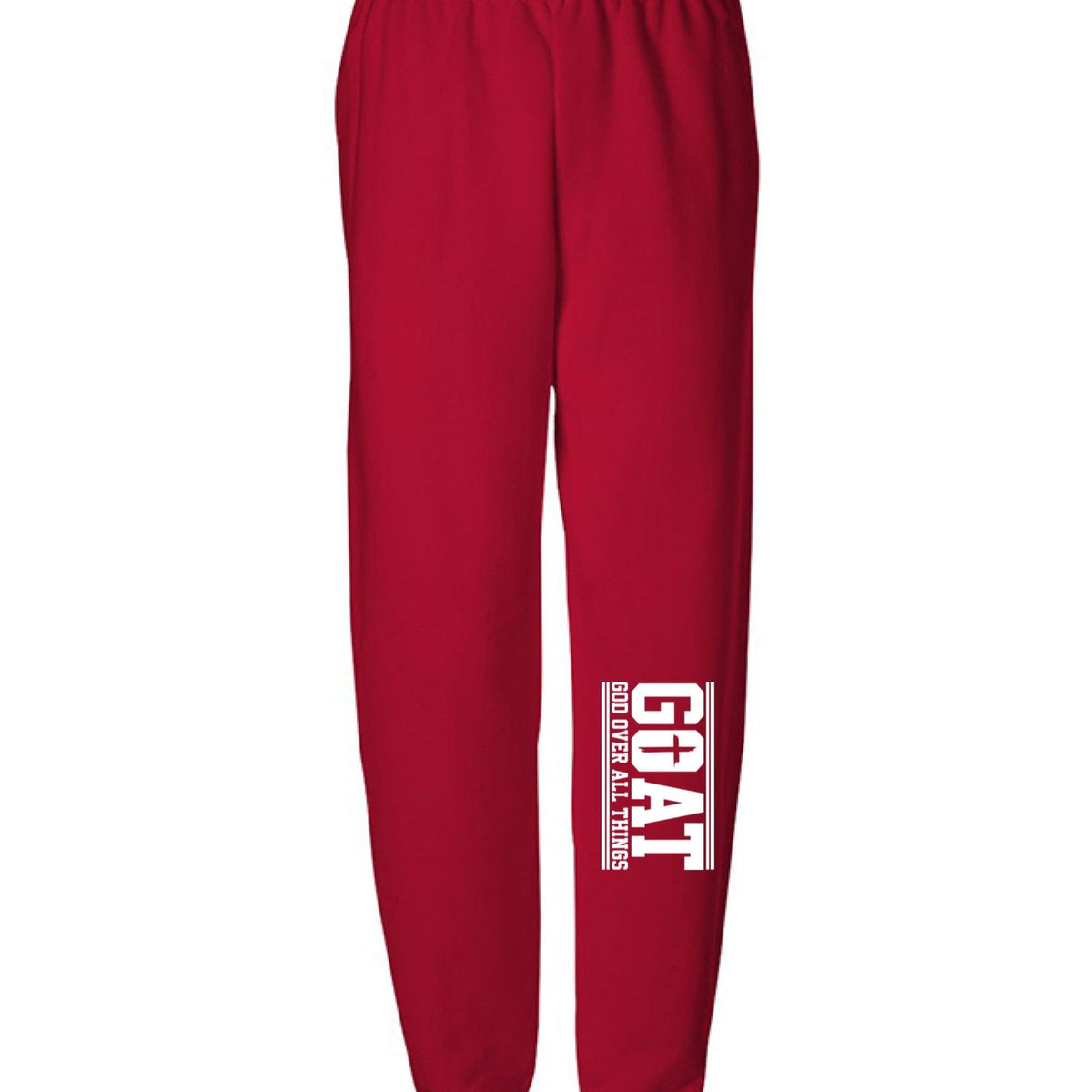 GOAT HIm Over All Things Youth Christian Sweatpants - ClaimedbyGodDesigns