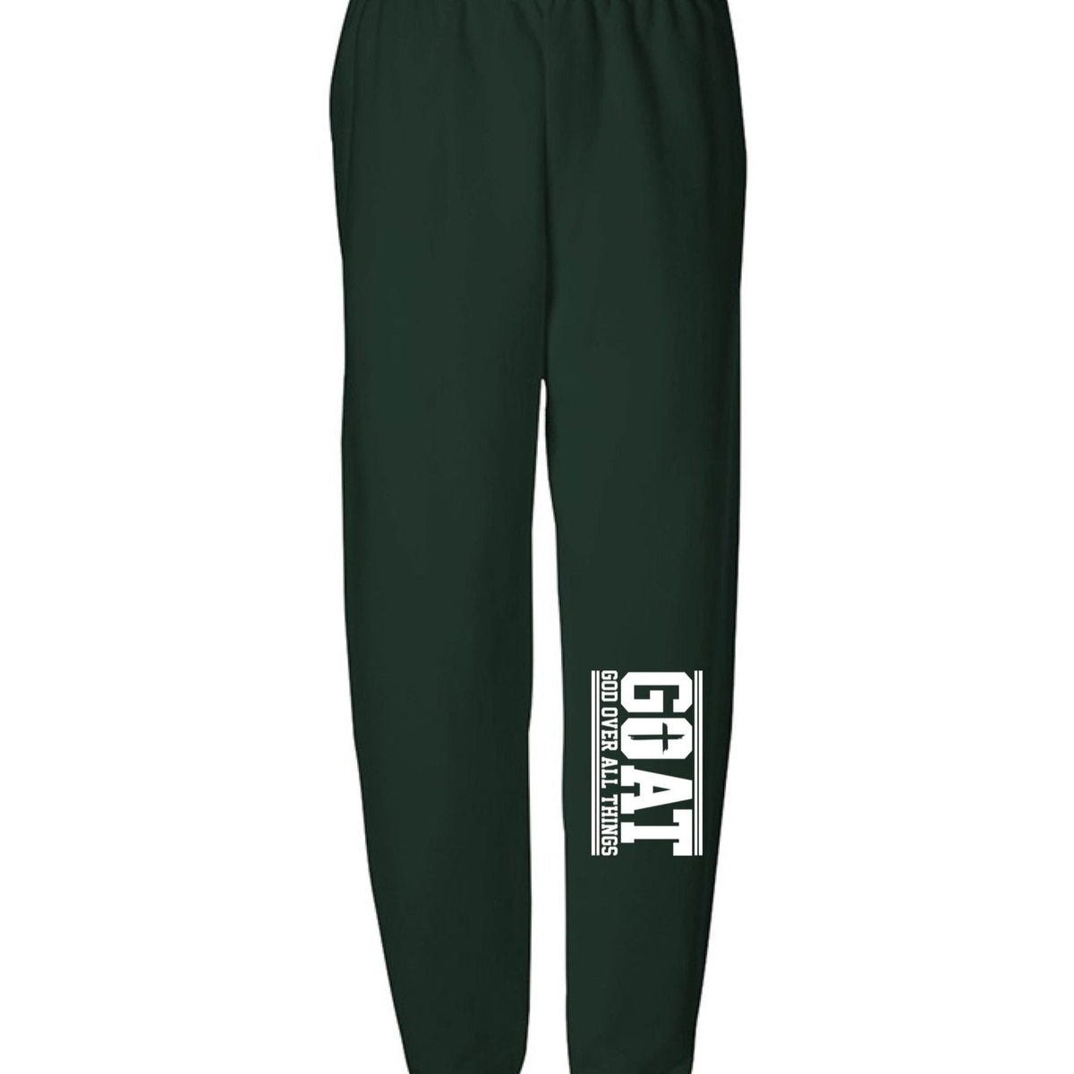 GOAT HIm Over All Things Youth Christian Sweatpants - ClaimedbyGodDesigns