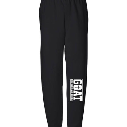 GOAT HIm Over All Things Youth Christian Sweatpants - ClaimedbyGodDesigns