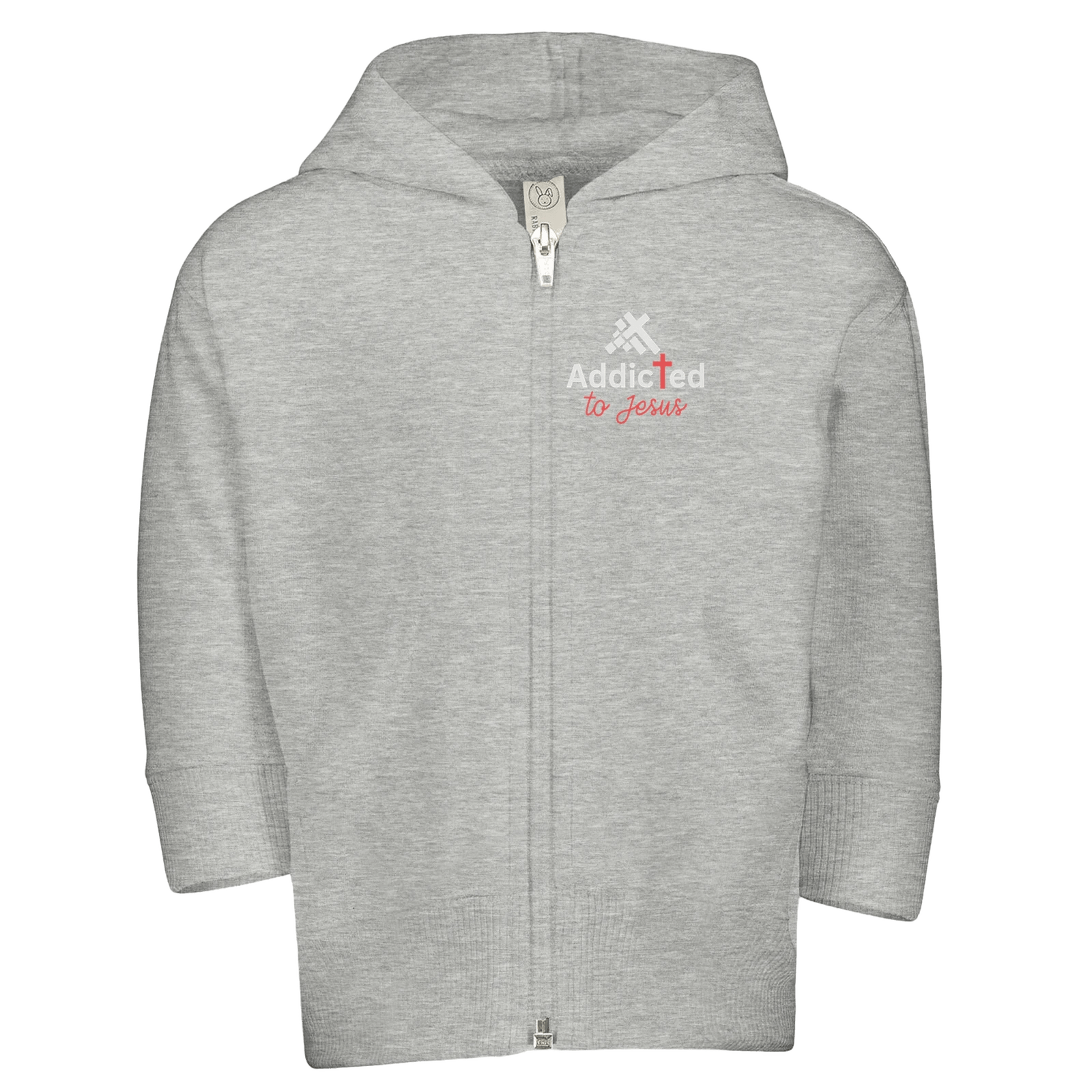 Give Me Him Christian Toddler Zip Fleece Hooded Sweatshirt - ClaimedbyGodDesigns