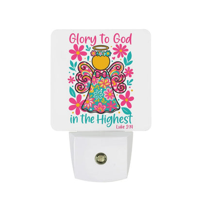 Glory In The Highest Christian Night Light  For Kids - ClaimedbyGodDesigns