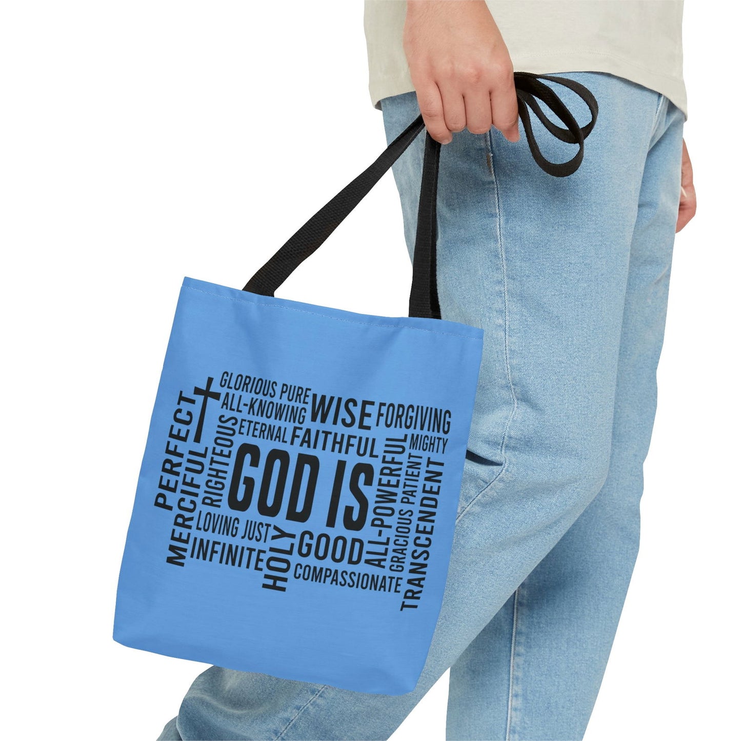 God Is Christian Tote Bag - ClaimedbyGodDesigns