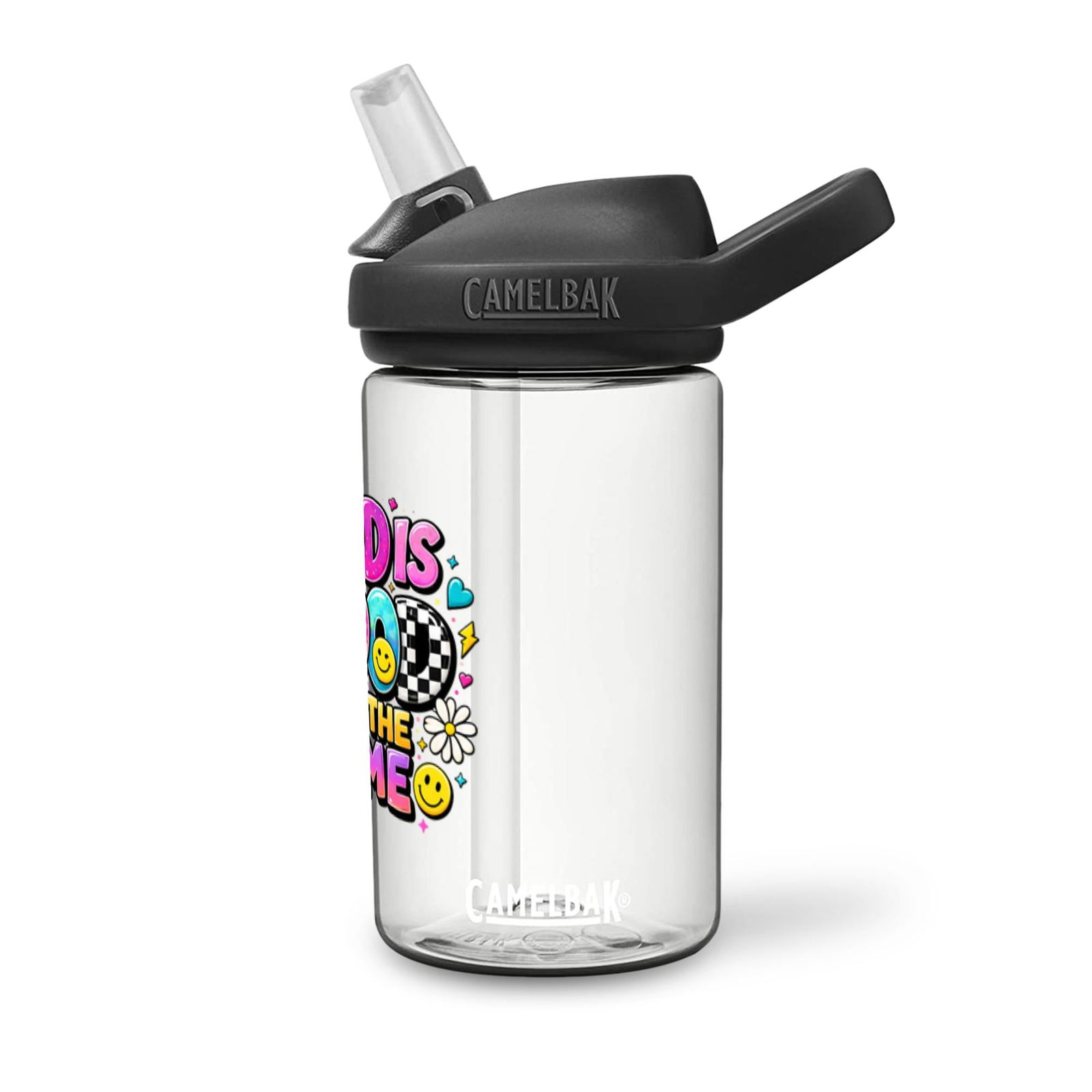 God Is Good All The Time Christian Kids Water Bottle - ClaimedbyGodDesigns