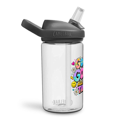 God Is Good All The Time Christian Kids Water Bottle - ClaimedbyGodDesigns