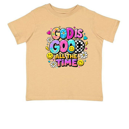 God Is Good All The Time Toddler Christian T-shirt - ClaimedbyGodDesigns
