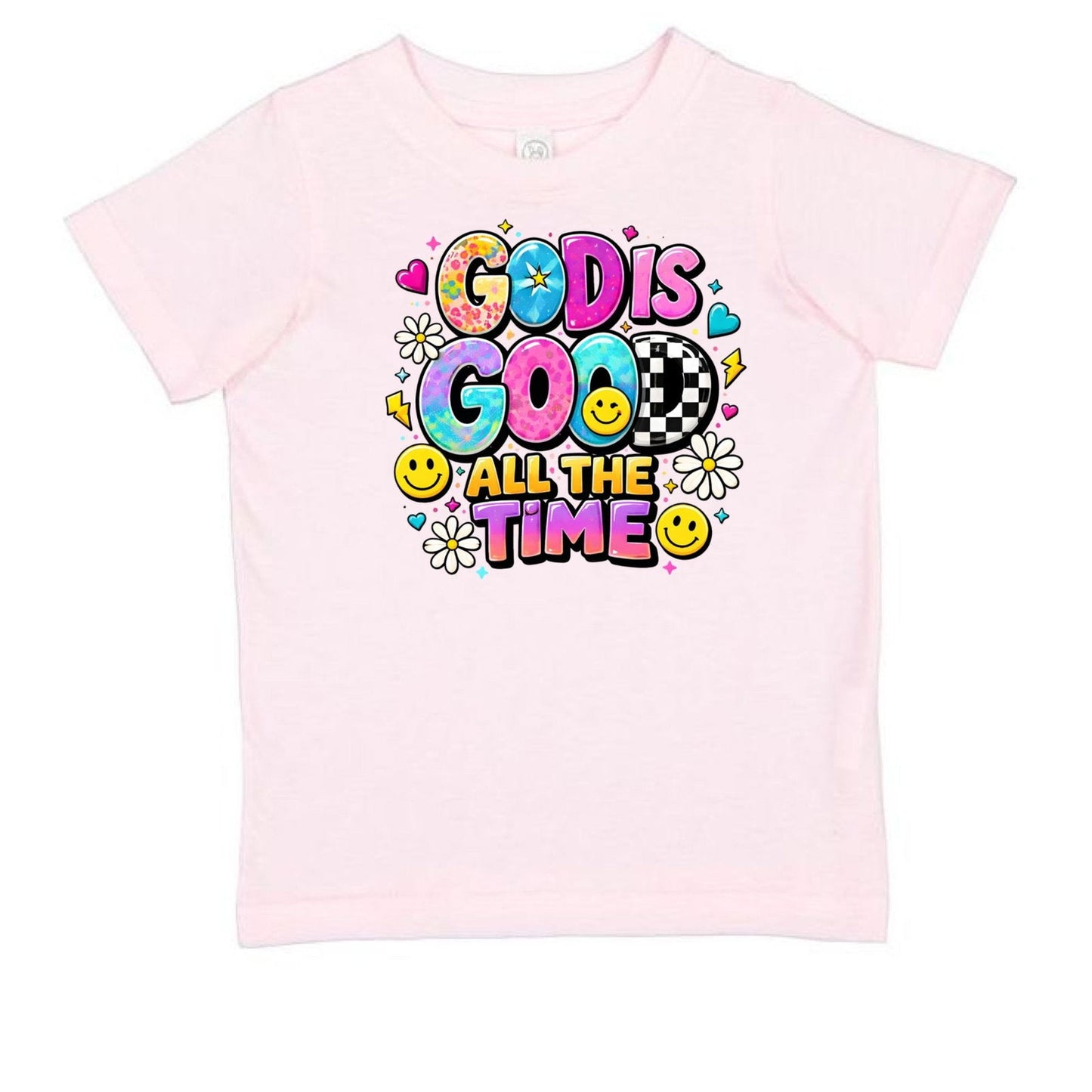 God Is Good All The Time Toddler Christian T-shirt - ClaimedbyGodDesigns