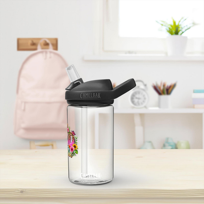 God Is In Control Christian Kids Water Bottle - ClaimedbyGodDesigns