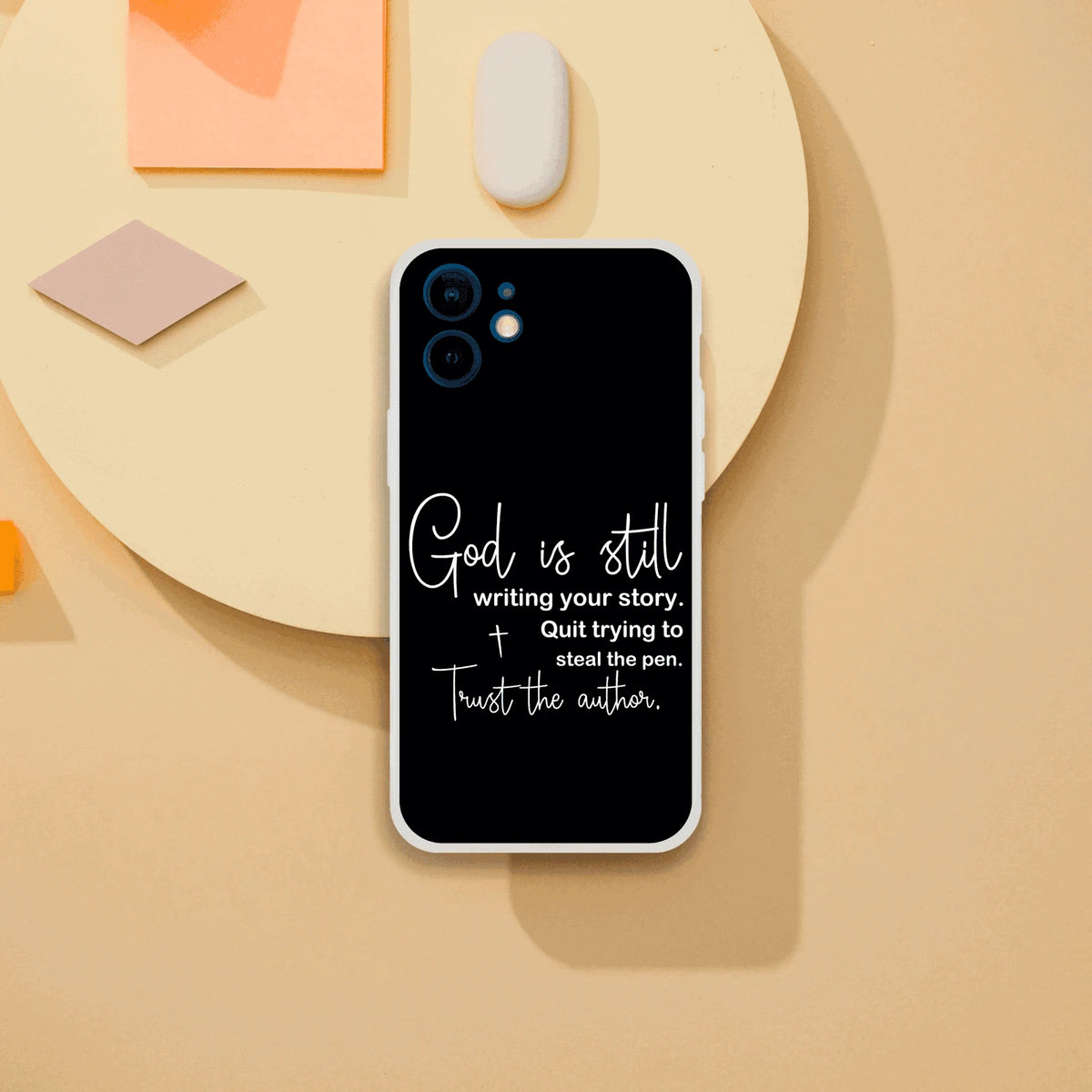 God Is Still Writing Your Story Christian Flexi Phonecase for Iphones - ClaimedbyGodDesigns