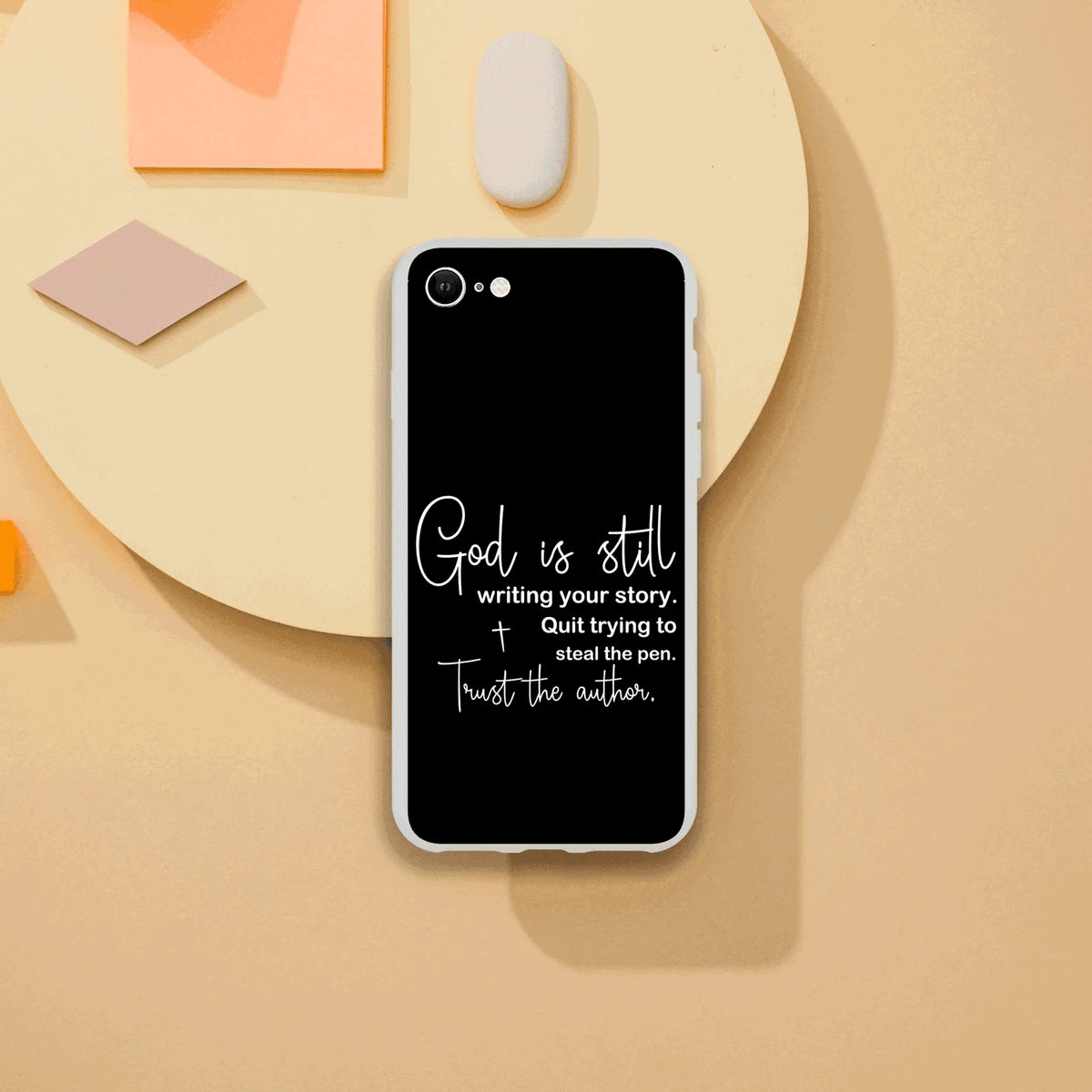 God Is Still Writing Your Story Christian Flexi Phonecase for Iphones - ClaimedbyGodDesigns