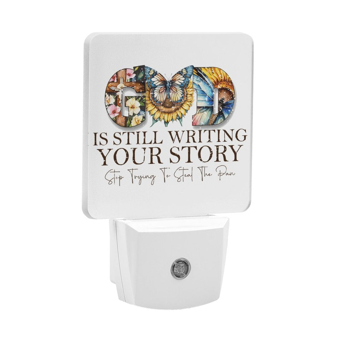 God Is Still Writing Your Story Night Light For Kids - ClaimedbyGodDesigns