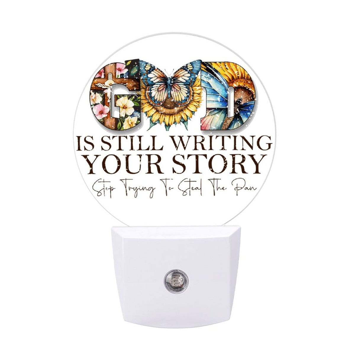 God Is Still Writing Your Story Night Light For Kids - ClaimedbyGodDesigns