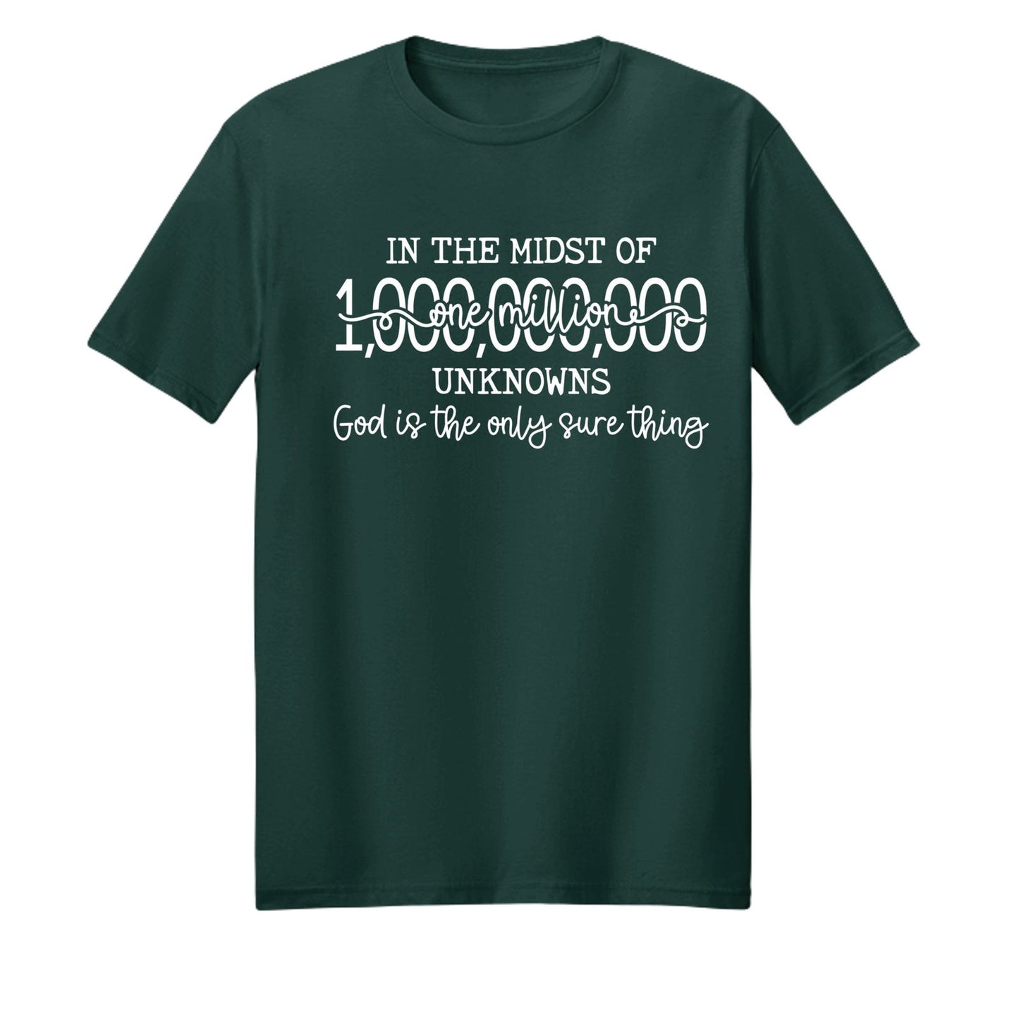 God Is The Only Sure Thing Christian Unisex T-shirt - ClaimedbyGodDesigns