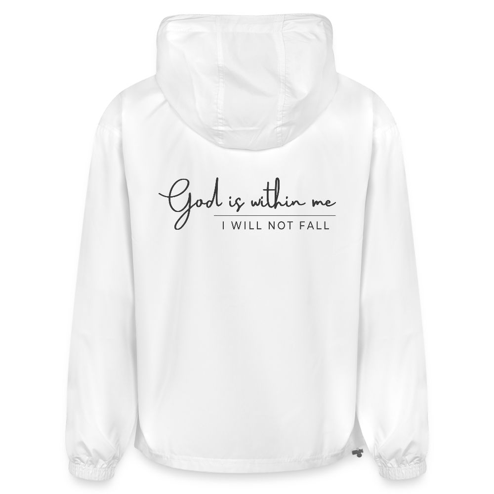 God Is Within Me Unisex Christian Packable Jacket - ClaimedbyGodDesigns