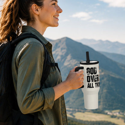 God Over All Things Christian 40oz Tumbler - ClaimedbyGodDesigns