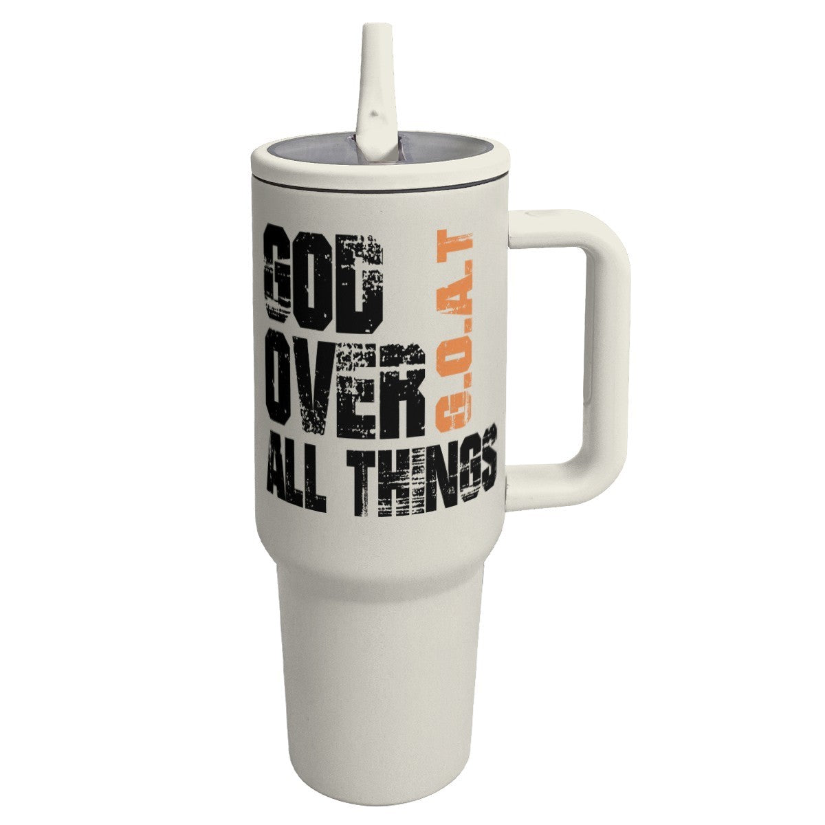 God Over All Things Christian 40oz Tumbler - ClaimedbyGodDesigns