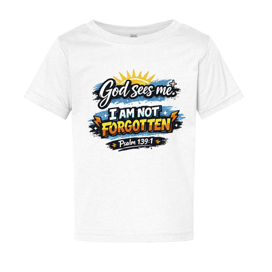 God Sees Me Baby Christian T-shirt - ClaimedbyGodDesigns
