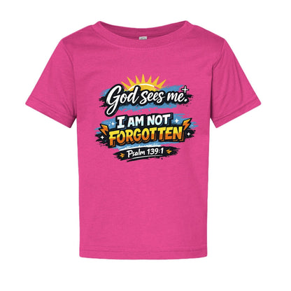 God Sees Me Baby Christian T-shirt - ClaimedbyGodDesigns