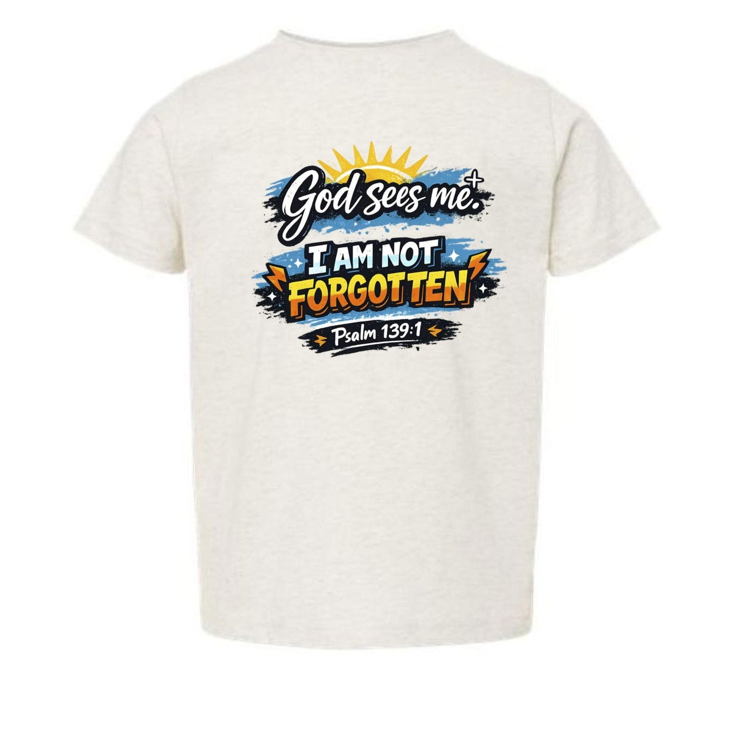 God Sees Me Toddler Christian T-shirt - ClaimedbyGodDesigns