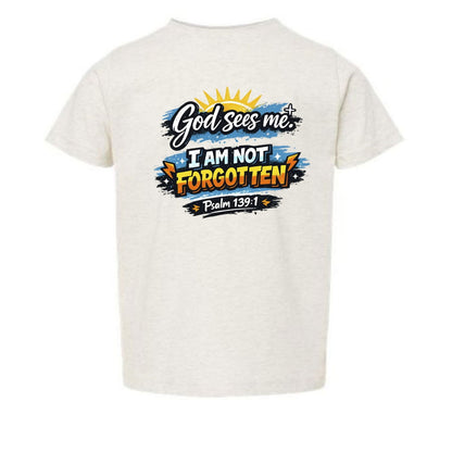 God Sees Me Toddler Christian T-shirt - ClaimedbyGodDesigns