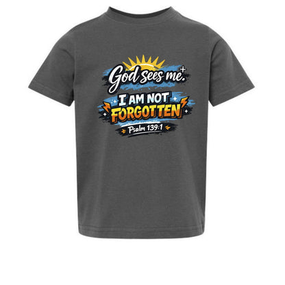 God Sees Me Toddler Christian T-shirt - ClaimedbyGodDesigns