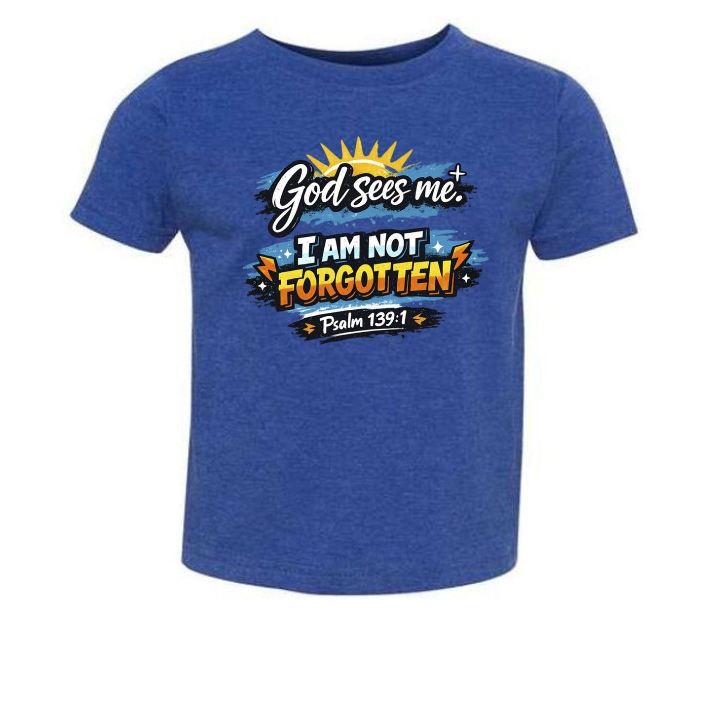 God Sees Me Toddler Christian T-shirt - ClaimedbyGodDesigns