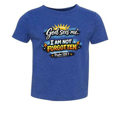 God Sees Me Toddler Christian T-shirt - ClaimedbyGodDesigns