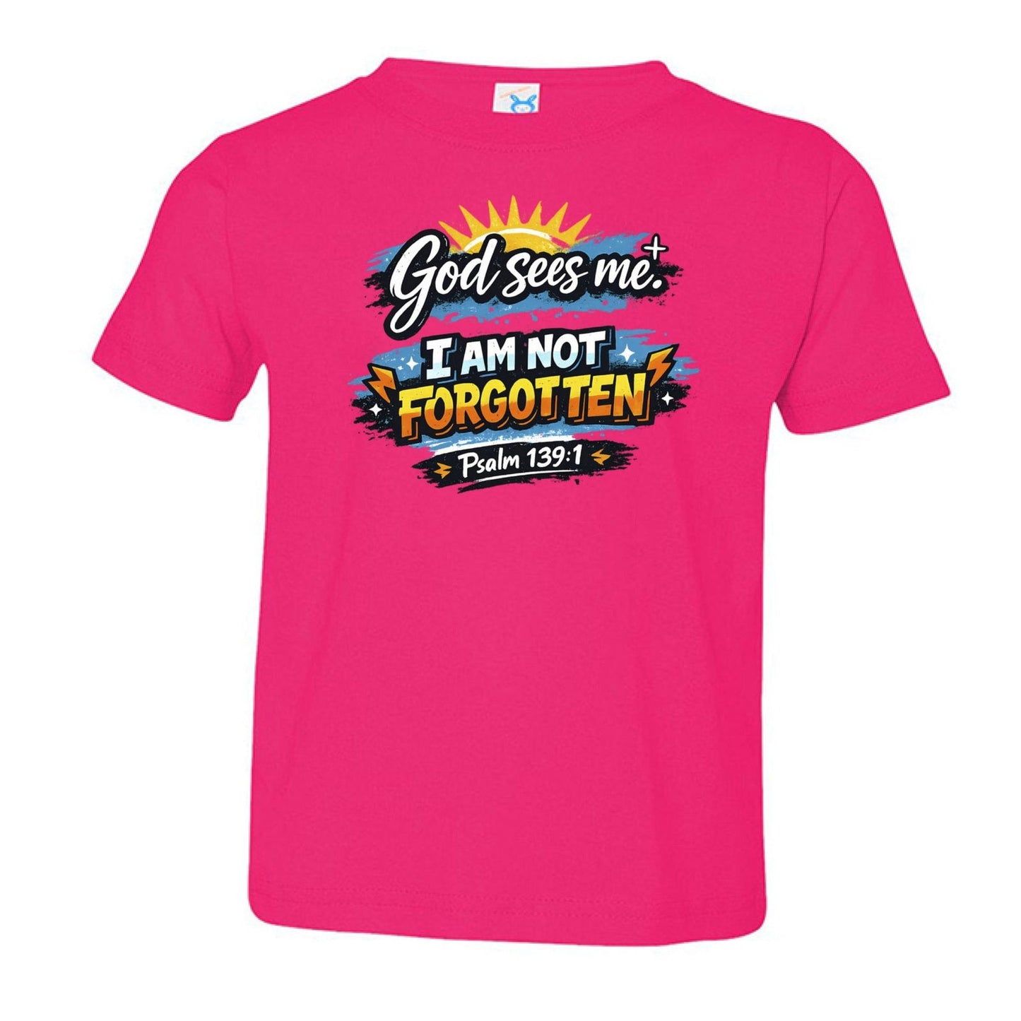God Sees Me Toddler Christian T-shirt - ClaimedbyGodDesigns