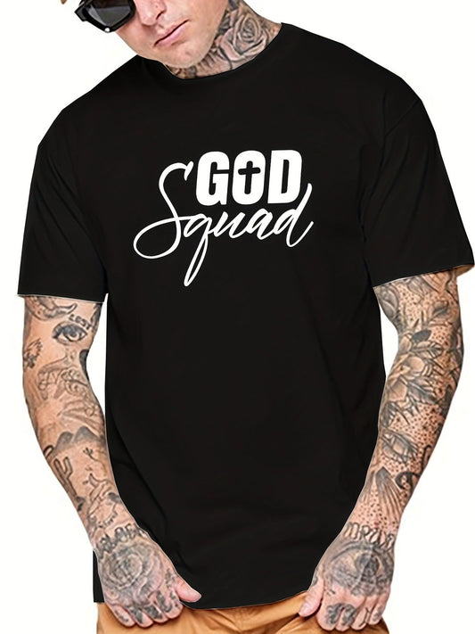 'God Squad Men's Christian T-shirt - ClaimedbyGodDesigns