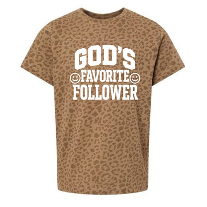 God's Favorite Follower Toddler Christian T-shirt - ClaimedbyGodDesigns