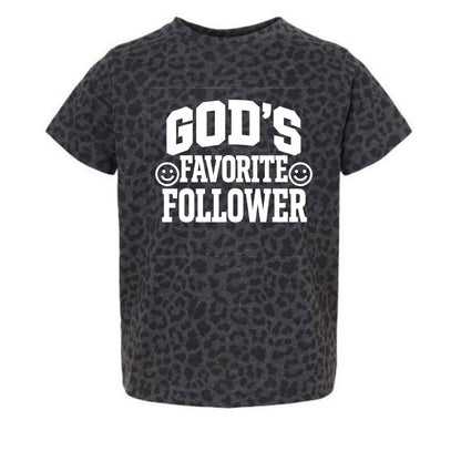 God's Favorite Follower Toddler Christian T-shirt - ClaimedbyGodDesigns