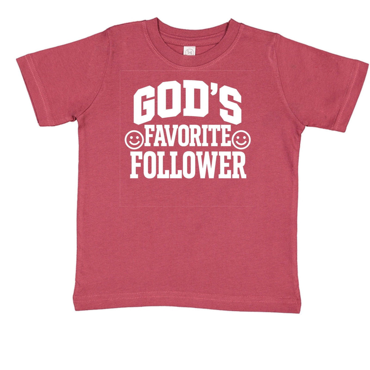 God's Favorite Follower Toddler Christian T-shirt - ClaimedbyGodDesigns