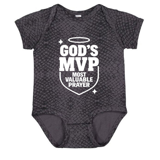 God's Most Valuable Prayer Baby Christian Jumpsuit - ClaimedbyGodDesigns